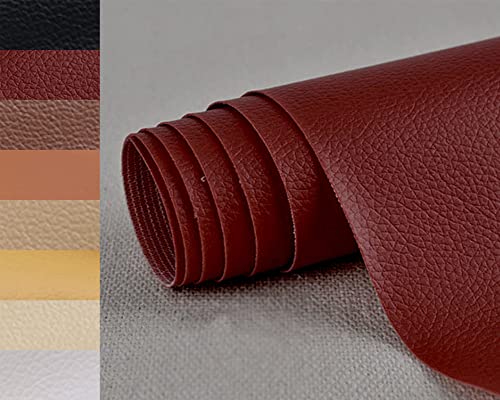 PXBBZDQ Leather Repair Tape,15.74×59 inch Self Adhesive Leather Repair Patch,Leather Repair Kit for Car Seat,Leather Patches for Sofas… - color: WineRed, size: 15.7 x 59 Inches