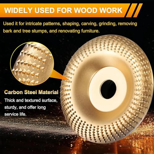 Tungsten Carbide Cutting Wheel, Angle Grinder Polishing Pad - color: 3PCS Curved Surface