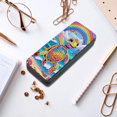 Diamond Painting Glasses Case - color: Sea Turtle