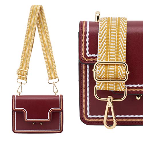 ZOOEASS Wide Shoulder Strap Adjustable Replacement Belt Crossbody Canvas Bag Handbag - color: Wide: 1.4"(3.5cm)color2, size: EXTRA LONG:66.9"(170cm)Wide:1.4"(3.5cm)