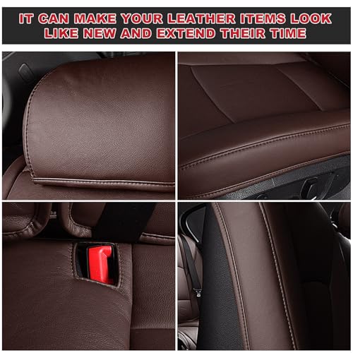 2 PCS Leather Repair Patch Tape, 4 x 8 Inch Self-Adhesive PU Vinyl Repair Patch Kit, Universal Waterproof DIY Leather Repair Tape for Car Seat Furniture Couch Chair (Dark Brown) - color: Dark Brown