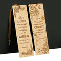 2 Pcs Bible Bookmarks for Women, Bamboo Religious Christian Bookmarks Gifts for Women Book Marks for Reading (Plant) - style: Plant