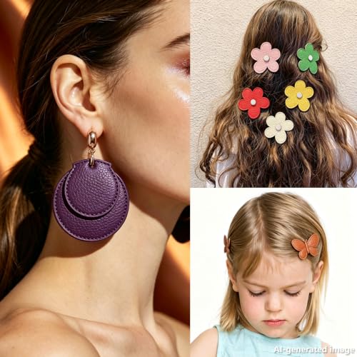Picheng Lychee Faux Leather Fabric: 13.8" x 53" Soft Faux Leather Roll | Lychee Texture Solid Color Faux Leather Sheets Marine Vinyl for Making Crafts Leather Earrings Bows Sewing DIY (Purple) - color: Purple