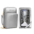 Crossbody Cellphone Purse Women Touch Screen Bag RFID Blocking Wallet Handbag Shoulder Strap - color: Silver-small, size: Small