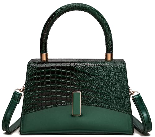 JHVYF Women Small Crossbody Bags Shoulder Bag Classic Satchel Handbags Ladies Cute Purses Satchels bag mini purse for women - color: Deep Green