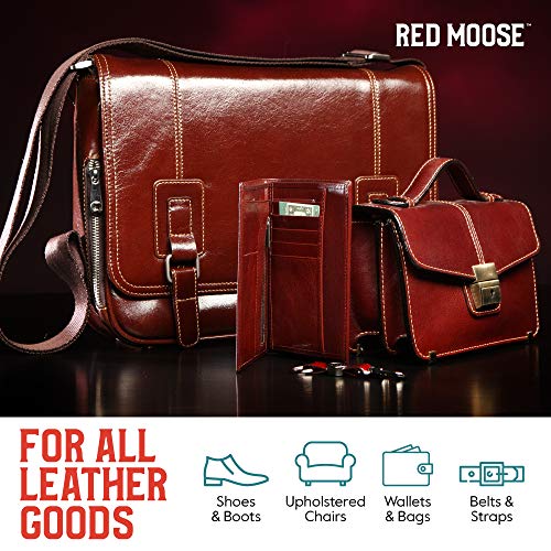 RED MOOSE Boots and Shoe Cream - Shoe Polish Kit for Leather - Shoes Shine - Made in the USA - color: White