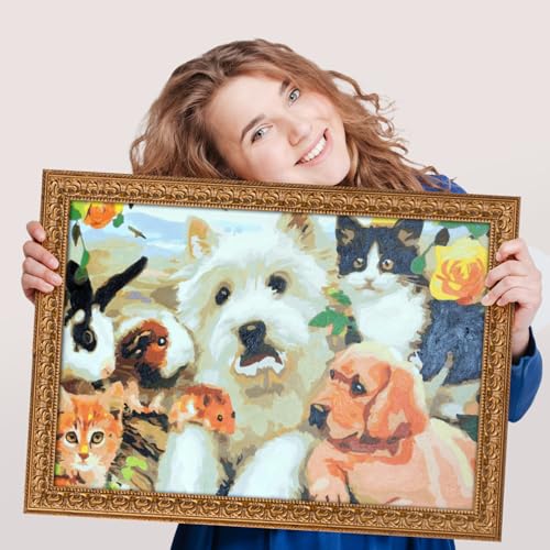 Ornate Classic Gold 12x24 Picture Frame with Raised Leaf Border | 12x24 panoramic picture frame for landscapes and travel photos; ornate gold finish creates a refined focal point. - color: Gold, size: 12 x 24 in