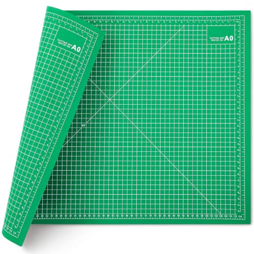 Pangda 1 Pcs 36 x 48 in Large Self Healing Cutting Mat for Sewing, Light - color: Light Green, size: 48"L x 35.8"W, style: White Core