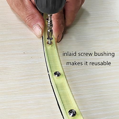 39 inch Flexible Curve Template, Woodworking Profiling Strip, Professional Contour Flexible Curve Tool Ideal for Wood Curve Pattern Making Tools, Router Template (Green) - color: Green-39inch