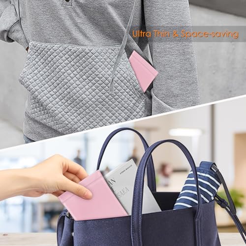 FINTIE Soft Eyeglasses Case with Cleaning Cloth, Squeeze Top Glasses Pouch | Sunglasses Eyewear Bag, Vegan Leather, For Reading /Prescription Glasses Storage, For Women Daily Carry - color: Candy Pink‌