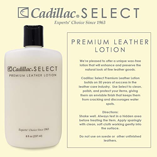 Cadillac Select Premium Leather Care Kit | Includes Cleaner, Lotion Conditioner & Water & Stain Protector
