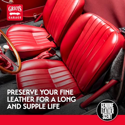 Griot's Garage Leather Care Spray, Car Seat Cleaner and Conditioner for Upholstery, Furniture, Clothing, and More, 10994, 22oz - size: 22 Fl Oz (Pack of 1)