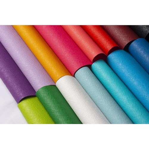 Faux Leather Sheets 16PCS 8.3" x 12" (21cm x 30cm) A4 Size Synthetic Leather Fabric for Earrings Shoes Bags Bow DIY Jewelry Decoration Craft Projects 16 Colors Set(2) - color: 16pcs Colors Set(2)