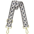 1.5" Wide Purse Strap Adjustable Replacement Gold Hardware Long Crossbody Bag Strap for Thick Shoulder Bags Canvas Handbags Straps - color: Gold Hardware-411