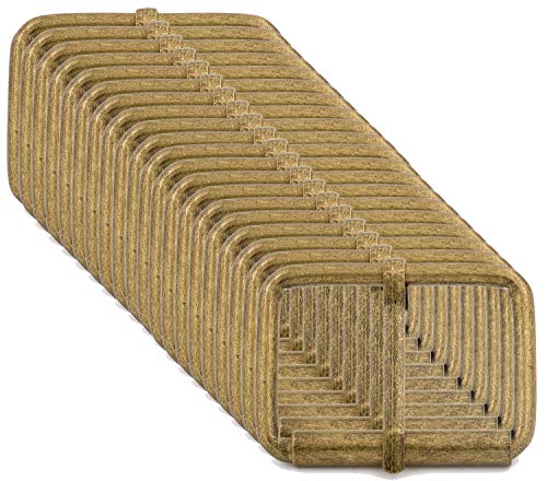BIKICOCO Roller Buckle, 1-1/2'' x 1'' Heel Rolling Bar Buckles for Bags Leather Webbing Straps - color: Bronze X 20 Pcs