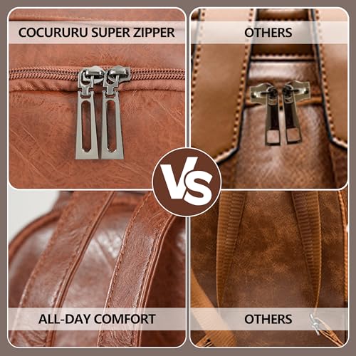 Small Women Backpack Purse PU Leather Anti-theft Casual Shoulder Bag Fashion Ladies Satchel Bags - color: Tortoiseshell Brown, size: Small