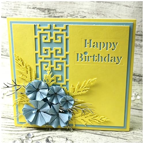 Metal Cutting Die for Scrapbooking - Cut Stencils for DIY Scrapbook Photo Album Decorative Paper Card, Card Making Supplies & Crafting Die Cut (Box 6.3 x 2.2 in) - color: Box 6.3 x 2.2 in