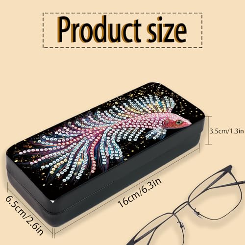 Diamond Painting Glasses Case - color: Fish