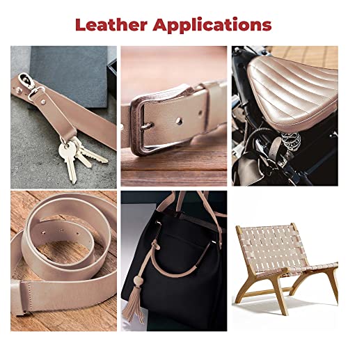 ELW Leather Blank Belt | 5-6 Oz. (2-2.4mm) Thickness | Size: 1-1/2"x84" (3.81x213cm) | Cowhide Vegetable Tanned | Full Grain Strip, Strap | Ideal for DIY Belts for Tooling, Crafting, Stamping, Dyeing - size: 1-1/2"x84"