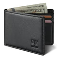 Gostwo RFID Blocking Bifold Wallet for Teen Boys & Men, Credit Card Holder - color: Black Dark