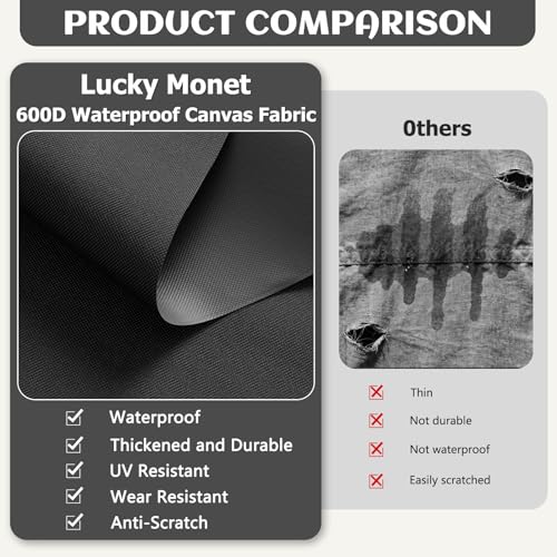 Waterproof Marine Canvas Fabric by The Yard 58" W 600D PVC Backing 1 Yard | 100% Waterproof, Polyester Fabric Upholstery Material, for Outdoor Indoor Marine Awning Tent Boat Furniture Cover, Black - color: Black, size: Pre Cut - 1 Yard