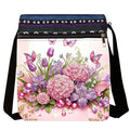 DDGYP Diamond Art Kits for Adults - DIY Diamond Painting Crossbody Bag | PU Leather Butterfly Purse, Craft Kits for Adults Women, Small Art Bag for Daily Use - color: Butterfly Flower 1