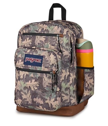 JanSport 34L Cool Backpack – 15-inch Laptop Sleeve, Woodland Camo - color: Woodland Camo
