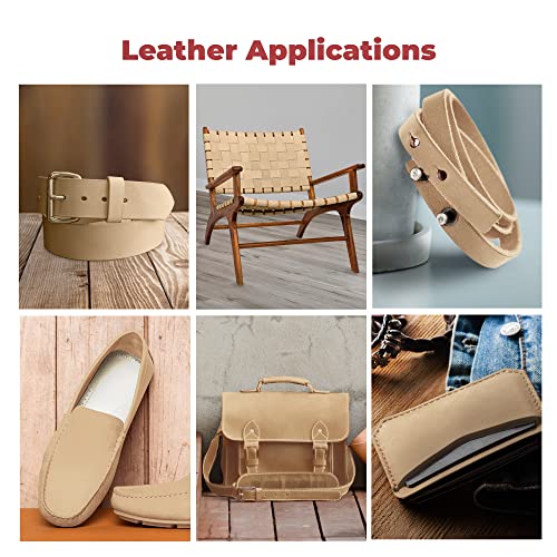#2 Vegetable Tan Import Cowhide Leather Strip 8/9 oz Size: 3-1/4x50 - size: 3-1/4x50"