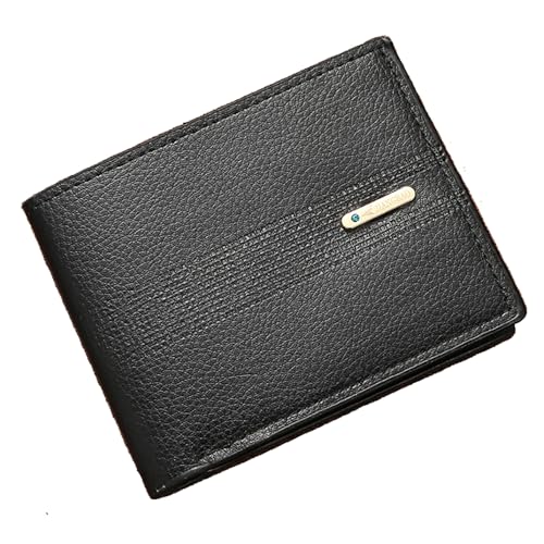 Slim Wallet for Men with Money Clip, Minimalist Wallet with Zipper, Bifold Mens Wallets with Credit Card Holder, PU Leather Men's Wallet with Coin Purse, Carteras Para Hombres (Black Z) - color: Black Z
