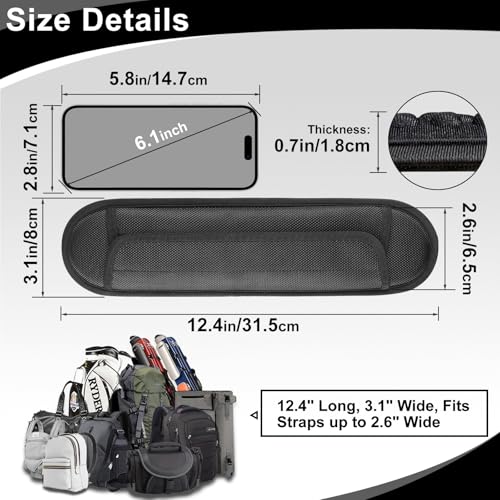 FIEIL 2 Pack Breathable Universal Shoulder Pad, 3D Cushion Air Backpack Strap Pads, for Shoulder Bags, Detachable Shoulder Strap Pad Pads Help Relieve Shoulder Pain(3D Air Cushion-Sapphire Blue) - size: 2 Pack 3D Air Cushion-Sapphire Blue