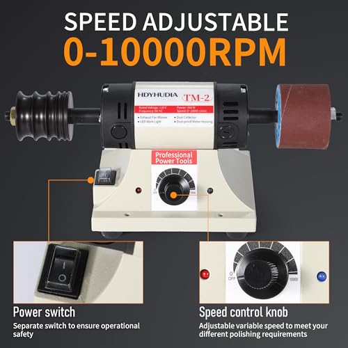 Leather Burnishing Machine,0-10000RPM Variable Speed Leather Edge Burnisher