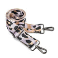 LVYOUME Purse Strap Silver Hardware Wide Bag Straps Replacement Crossbody Adjustable Shoulder Strap for Purses - color: Black Hardware-leopard-purple-c29