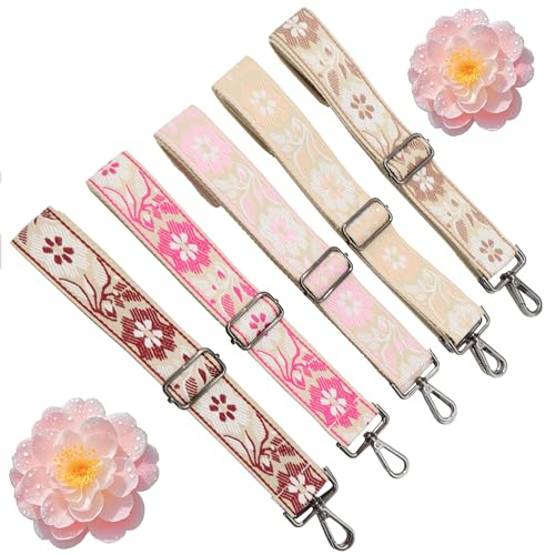 1.5" Wide Purse Strap Adjustable Replacement Gunmetal Hardware Long Crossbody Bag Strap for Thick Shoulder Bags Canvas Handbags Straps - color: Gunmetal Hardware-A-Light coffee