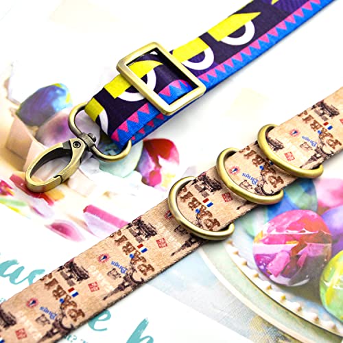 15Pcs Metal Swivel Snaps Hooks with D Rings and Tri-Glides Slide Buckles for Key Lanyard Purse Bag Straps Dog Collars DIY Sewing Hardware Craft (1 inch,Brass) - color: Brass, size: 1 inch