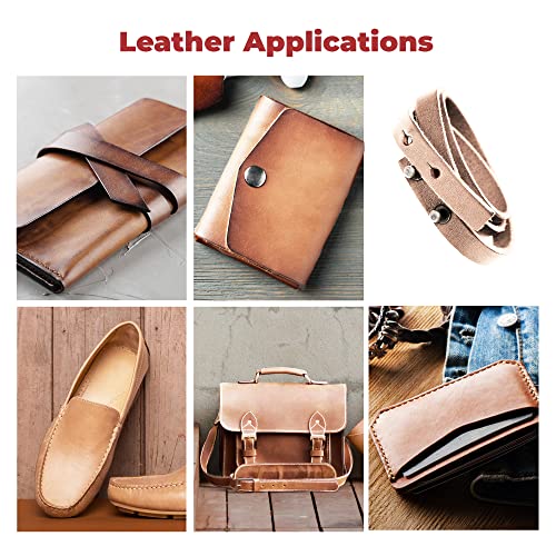 ELW Vegetable Tanned Leather 8-9 Oz. (3.2-3.6mm) Thickness | Pre-Cut 8"x12" | Tooling Leather Cowhide - Full Grain Leather Good for Crafting, Saddlery, Home Decor, Holsters, Knife Sheaths, Stamping - size: 8"x12"