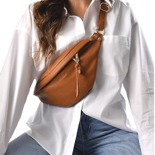Anti Pickpocket Bag - RFID Crossbody Bag for Travel, Adjustable Strap Multiple Compartments Anti Theft Crossbody Bags for Women Vegan Travel Size Essentials Crossbody Bags for Women Large Size