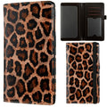 Checkbook Cover for Personal Checkbook, Checkbook Wallet with RFID Blocking and Credit Card Slot (leopard print) - color: leopard print