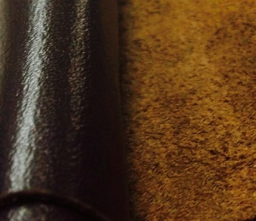 Reed Leather Hides - Cow Skins (8 inches X 11 Inches, Dark Brown) | Arts and Crafts - color: Dark Brown, size: 0.6 Square Foot