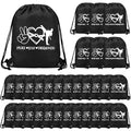 30 Pcs Taekwondo Martial Arts Party Favors Taekwondo Martial Arts Gifts Bags Bulk Karate Drawstring Backpacks for DIY Adults Sports Party Supplies - style: Taekwondo