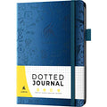 Clever Fox Dotted Journal, Blank A5 Notebook, Project Planner, Mystic Blue - color: Mystic Blue