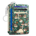 Kelvoris Credit Card Holder Small Wallet Women, Slim RFID, Cute Hedgehog | Keychain, Zipper Coin Pocket, Front Pocket Thin Travel Card Case, Minimalist, 6 Card Slots, 1 ID Window, Ladies Gifts Woman - color: Hedgehog