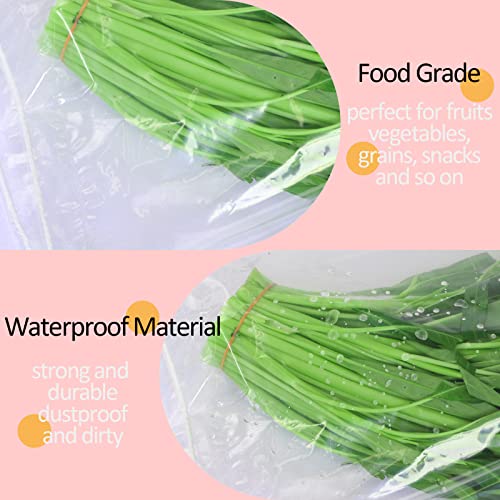 100 Pack 12x18 inch Plastic Drawstring Bags Transparent Shoe Bags - color: 12x18 inch