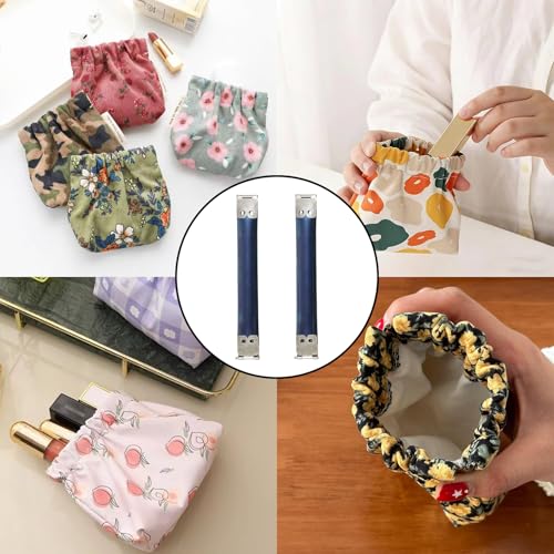 20 Pcs 4.33 Inch/110mm Metal Internal Flex Frame Kiss Clasp Purse Frame Coin Hinge Clip Hook for Handmade Wallet DIY Handbag Bag Coin Purse - color: 4.33 Inch/110mm