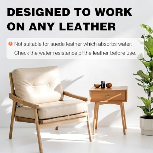 Leather Recoloring Balm, Color Restorer Conditioner, Leather Dye for Furniture, Couch Paint and Repair, Scratch Remover, Leather Color for Couches, Leather Repair Kits - color: Beige