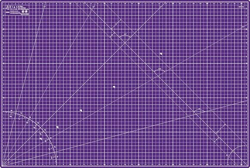 Elan Cutting Mat A1 Pink & Purple, Large Self Healing Cutting Mat 24 x 36 Inch, 5-Ply Craft Board Pink, Hobby Board for Crafts 24x36 Inch
