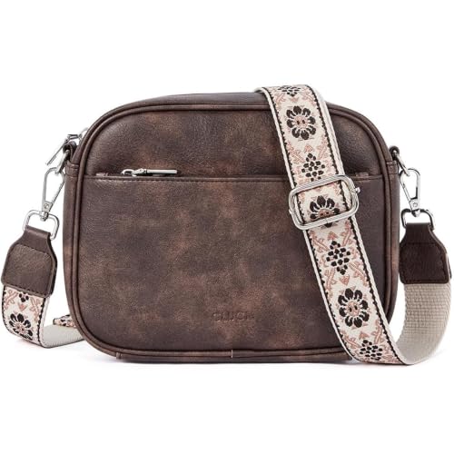 CLUCI Crossbody Bags for Women Crossbody Purses for Women Cross Body Bag Crossbody Purse with Adjustable Wide Strap | Womens Cross Body Bag Purse, Adjustable Wide Strap, Gifts for Women - color: 1-ten-4coffee