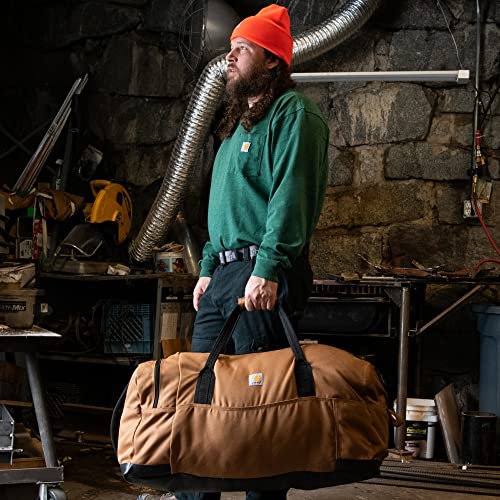 Carhartt Utility 120L Duffel Carhartt Brown | Classic Duffels, Heavy-Duty Bag for Jobsite, Gym, & Travel - color: Carhartt Brown, style: 120l