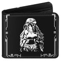 Bistup Boys Wallet Cute Leather Bifold Wallet for Men Women Cartoon Anime Cool Design Credit Card Cash Id Holder Rfid Blocking Black White Girl Bi Fold Small Wallets With Coin Pocket Slim Teens Youth - color: White Girl