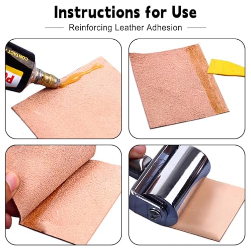 Mnuizu 60 mm Leather Press Edge Roller, Brayer Rollers for Crafting | Wooden Handle Leather Rolling Craft Roller, Seam Roller for Leather, Leather Edge Creaser for Leather Craft - color: Black, size: 60mm
