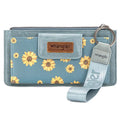X Wrangler Western Wallet for Women Card Cases & Money Organizers Wristlet Wallet with Zipper Pocket - color: X Jean